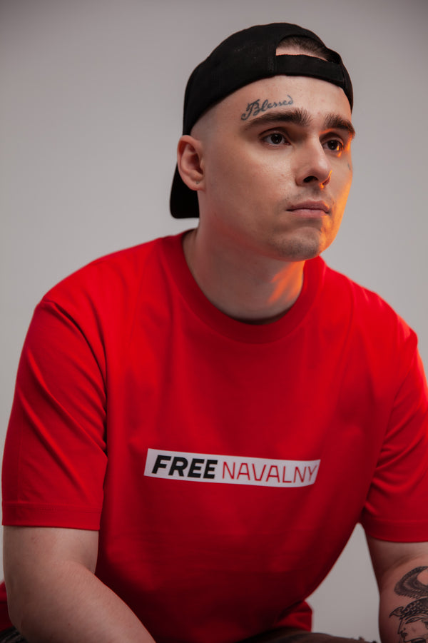 Лимитированная футболка Free Navalny